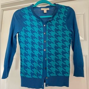 Banana Republic - Herringbone Cardigan Blue - Sz XS